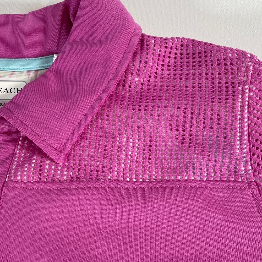 Pebble Beach Dry Luxe Pink Performance Golf Shirt Women’s Large - Picture 5 of 9